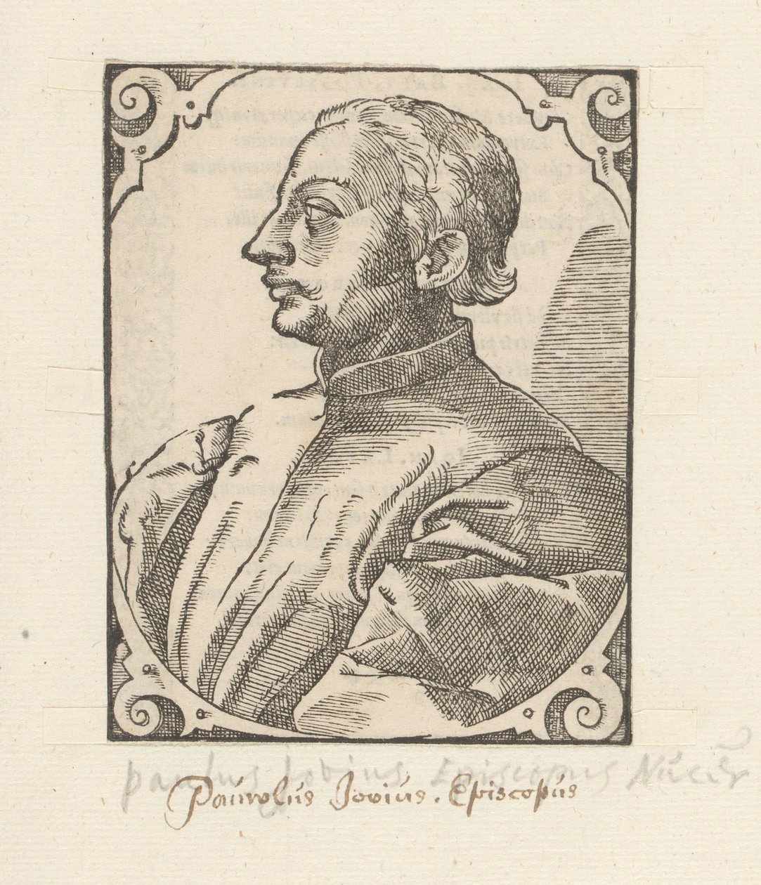 Portrét van Paolo Giovio od Anonymous