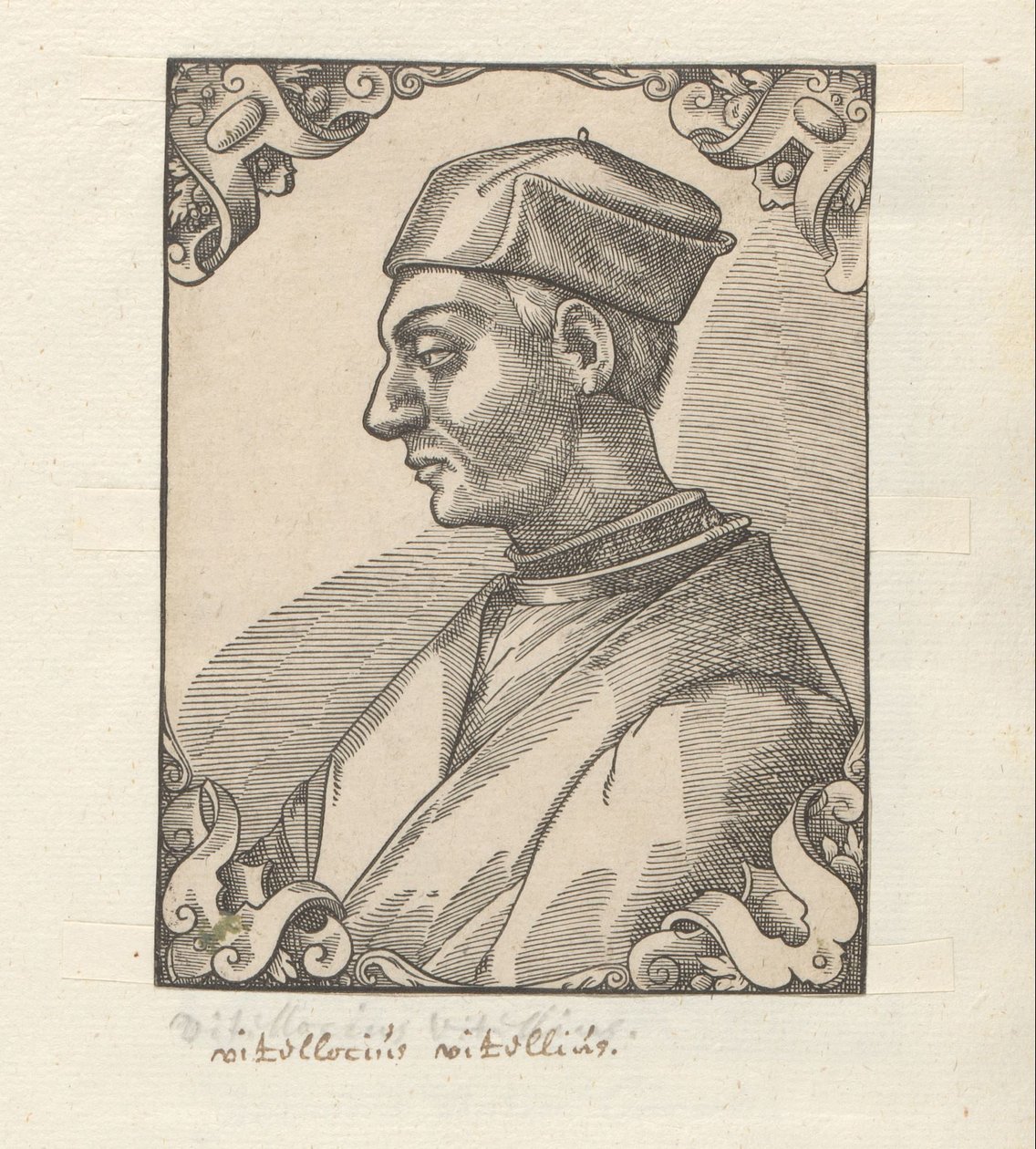 Portrét van Vitellocius Vitellius od Anonymous