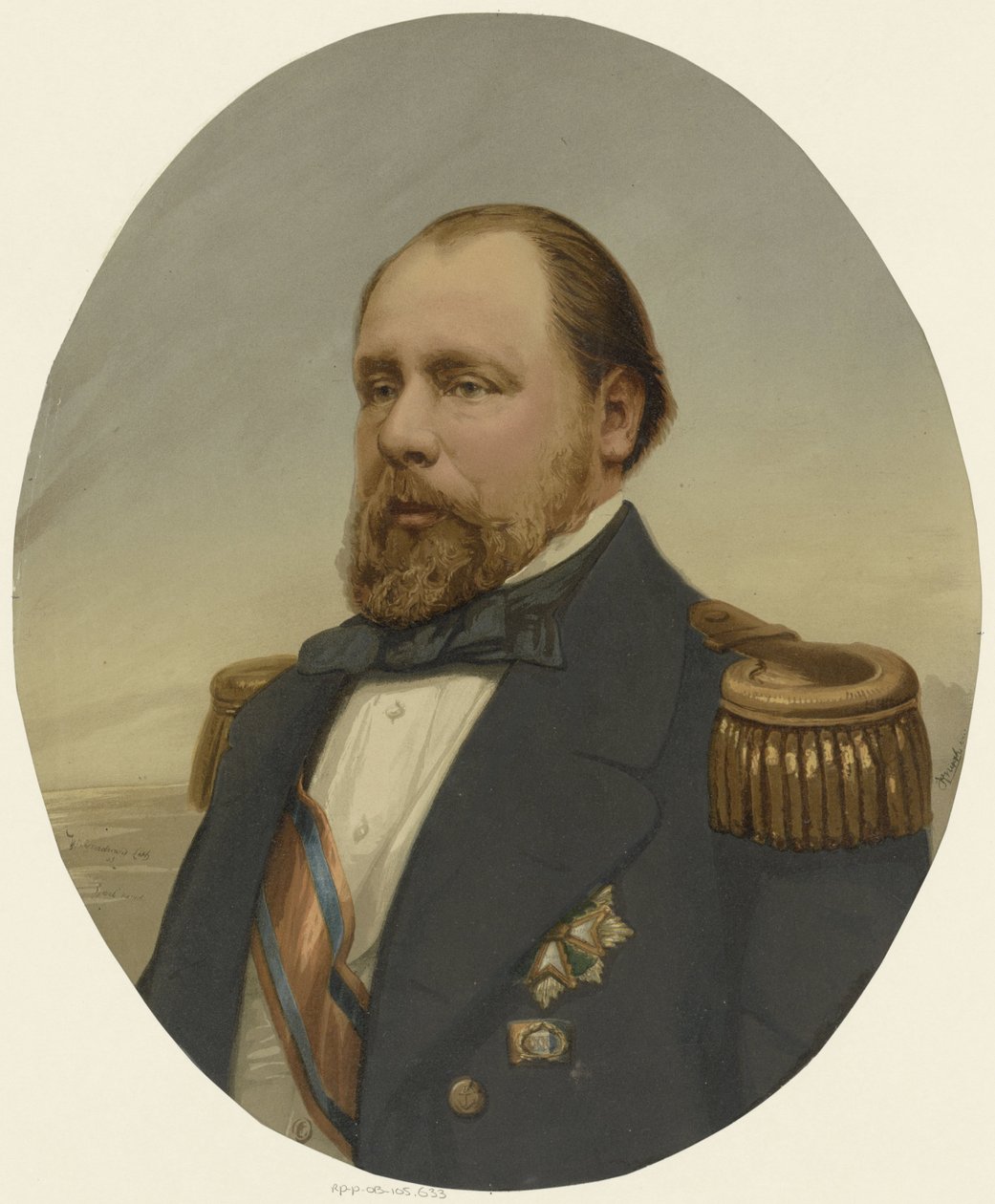 Portrét Viléma III., nizozemského krále od Anonymous