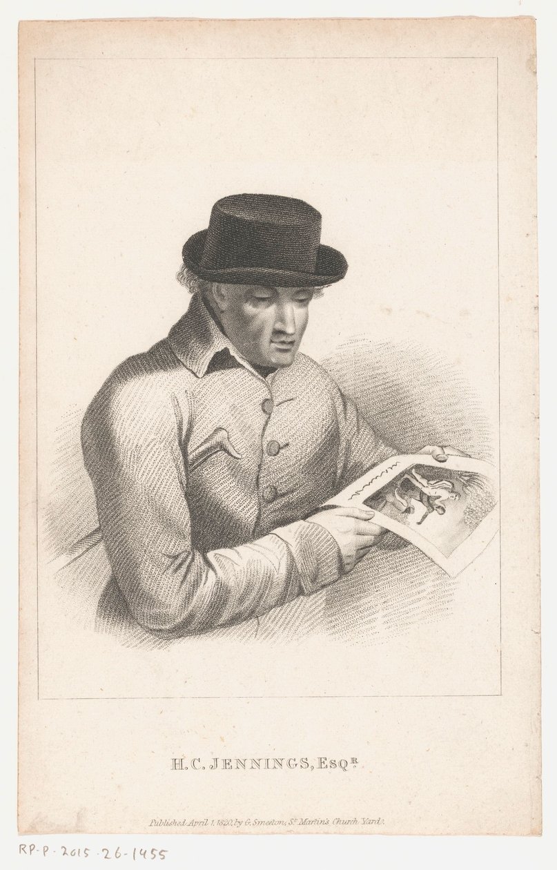 Portrét sběratele Henry Constantine Jennings H.C. Jennings, Esq.r (název na objektu) od Anonymous