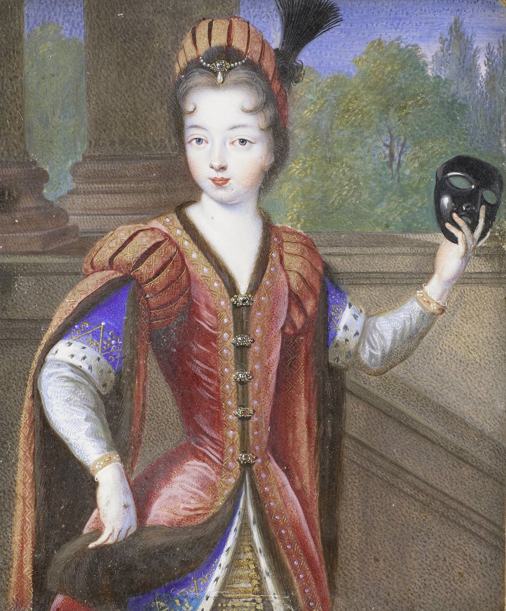 Portrét mladé ženy, možná Marguerite z Valois (1553-1615), dcera Jindřicha II. od Anonymous