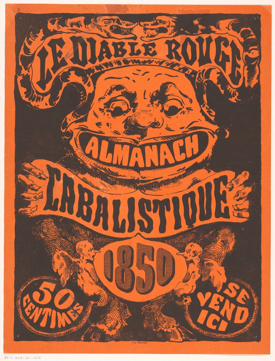 Účet za reklamu pro Le Diable Rouge od Anonymous
