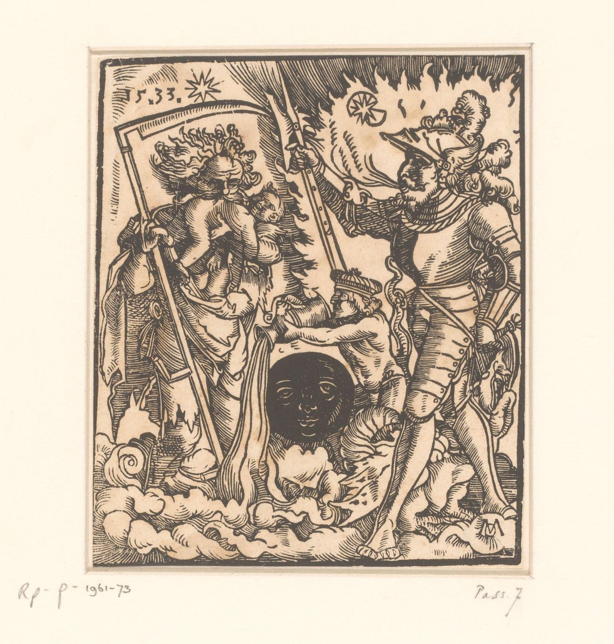 Saturn a Mars od Anonymous