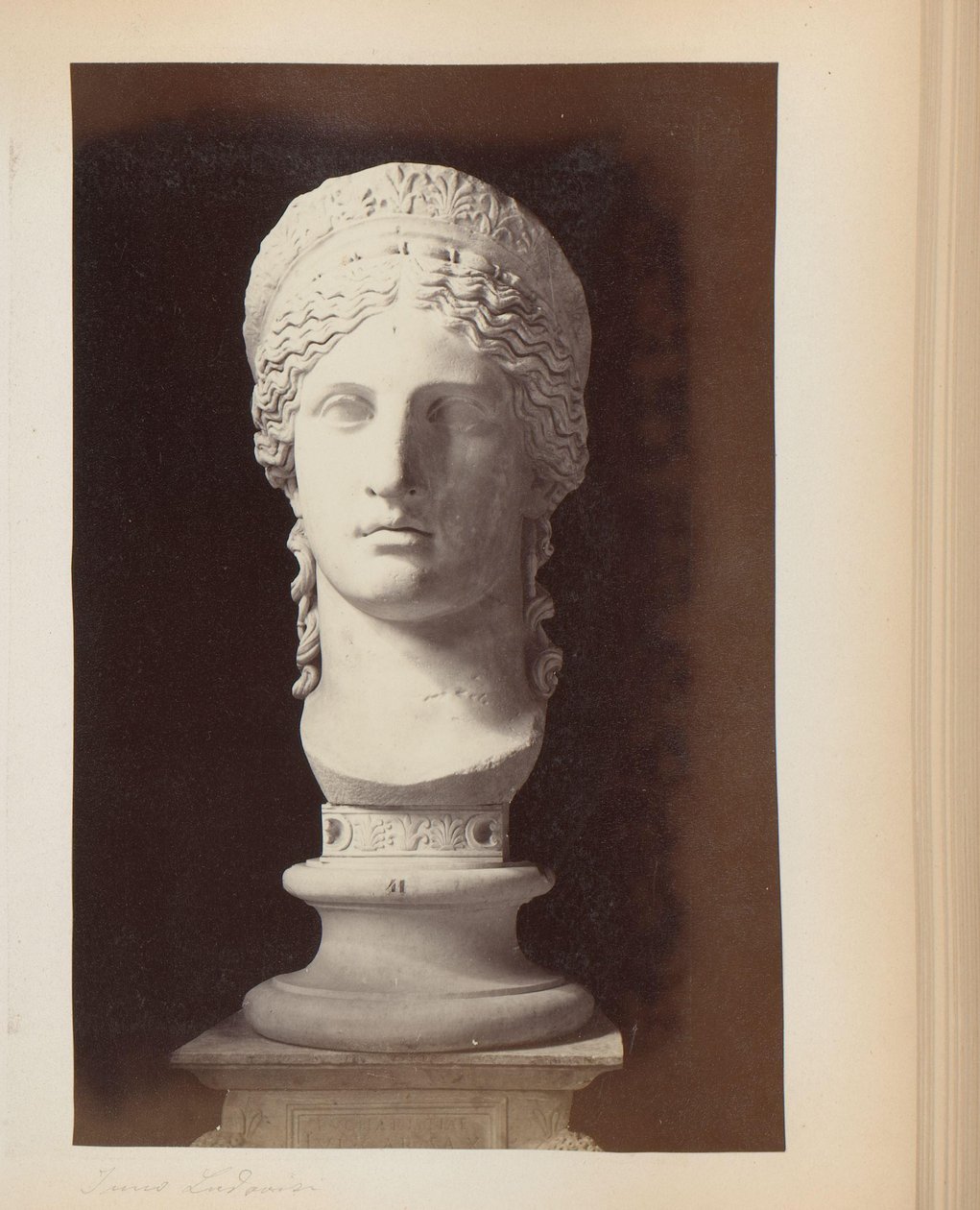 Socha Juno Ludovisi v Palazzo Altemps v Římě, Itálie Juno Ludovisi (titul na objektu) od Anonymous