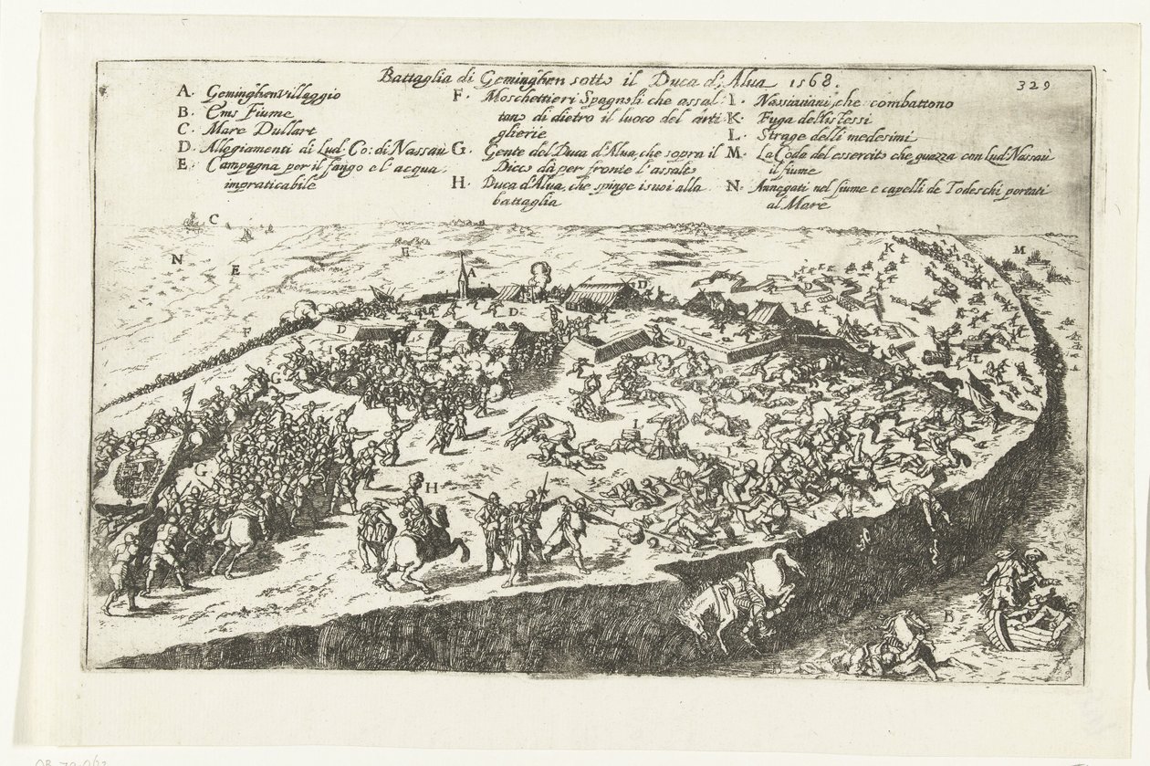 Bitva u Jemmingenu, 1568 Battaglia di Geminghen sotto il Duca d