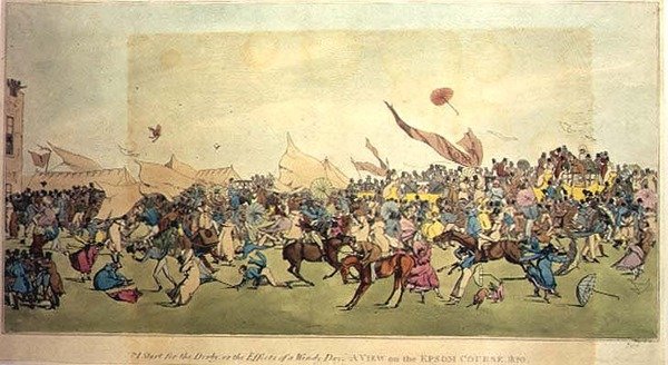 Start do Epsomu aneb účinky větrného dne, 1820 od Anonymous