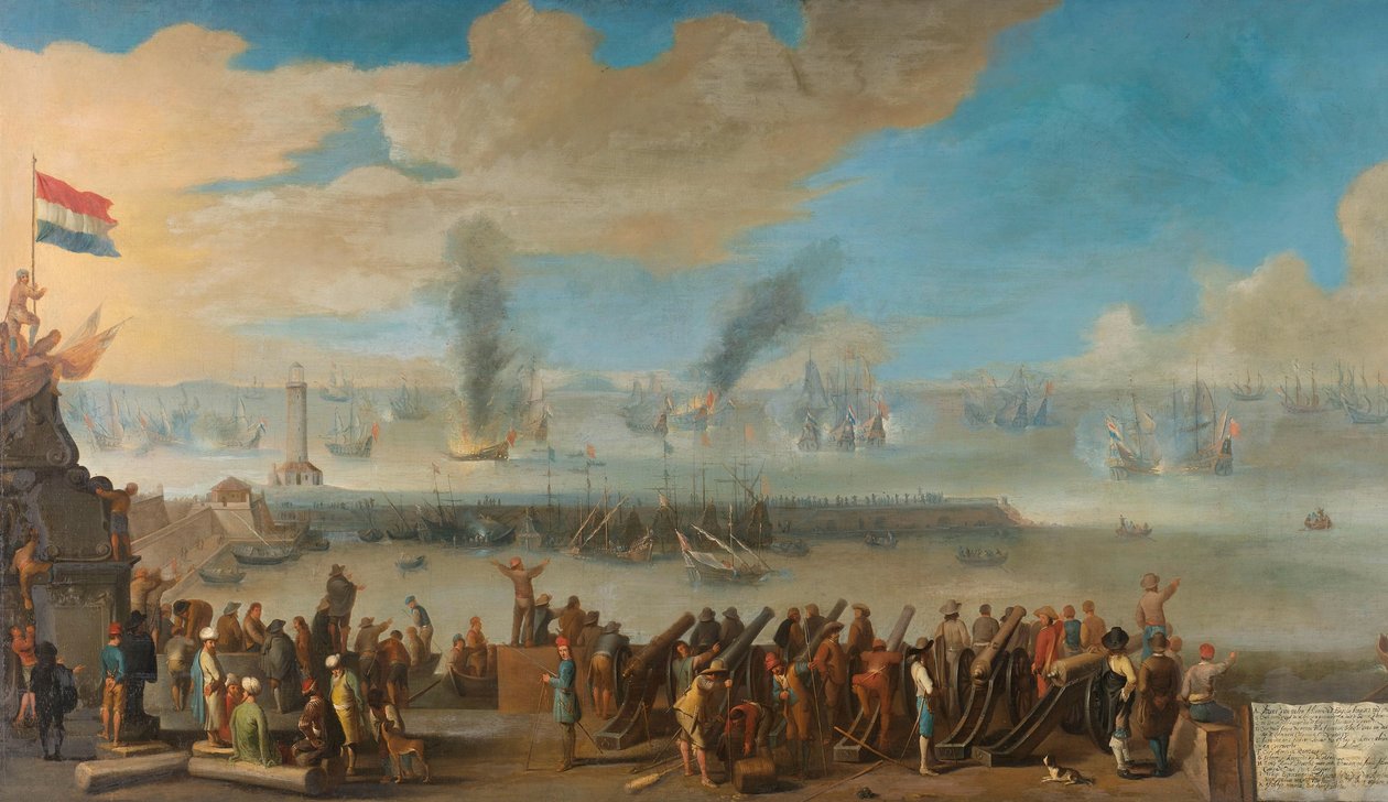 Bitva u Livorna (14. března 1653) od Anonymous