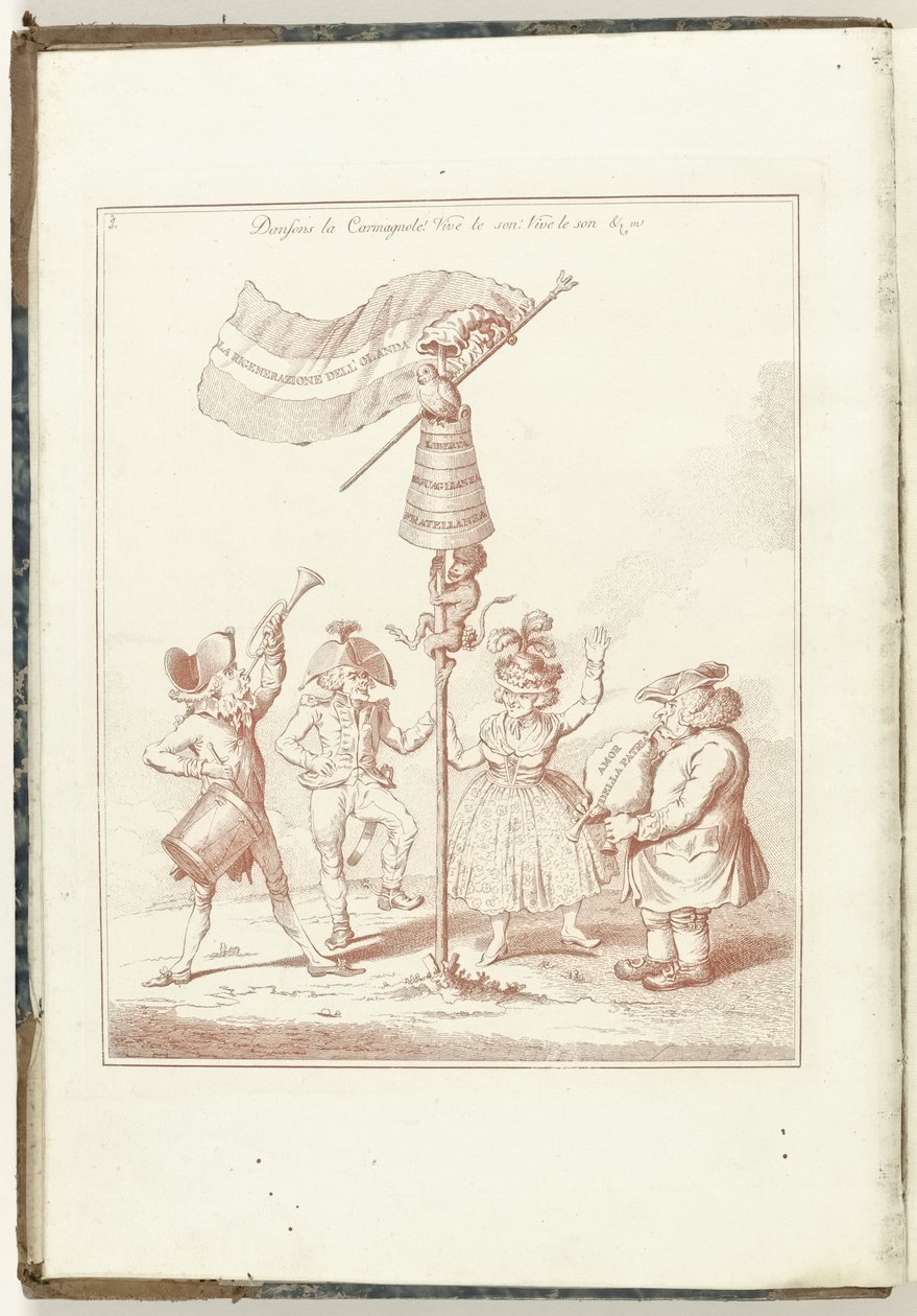 Série Titelprent van: The Regeneration of Holland, 1795 The Regeneration of Holland (název na objektu) Hollandia Regenerata (italská kopie) (název série) Regenerace Holandska: Specchio všem regenerovaným národům (název série na objektu) od Anonymous