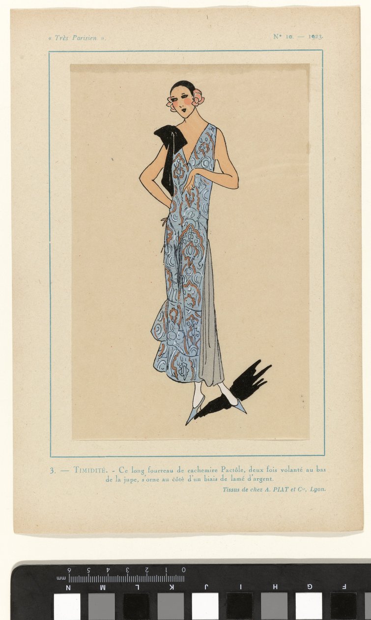 Velmi pařížský, 1923, č. 10: 3.- stydlivost. - Tato dlouhá pochva... od Anonymous