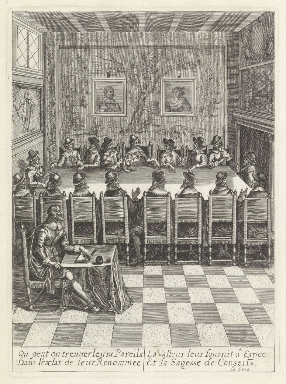 Vergadering van de Staten-Generaal Historie vstupu královny matky nejkřesťanského krále do Spojených provincií Nizozemska. (název seriálu) od Anonymous