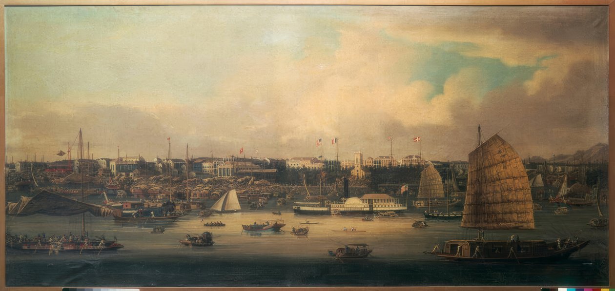 Pohled na město Šanghaj od Anonymous