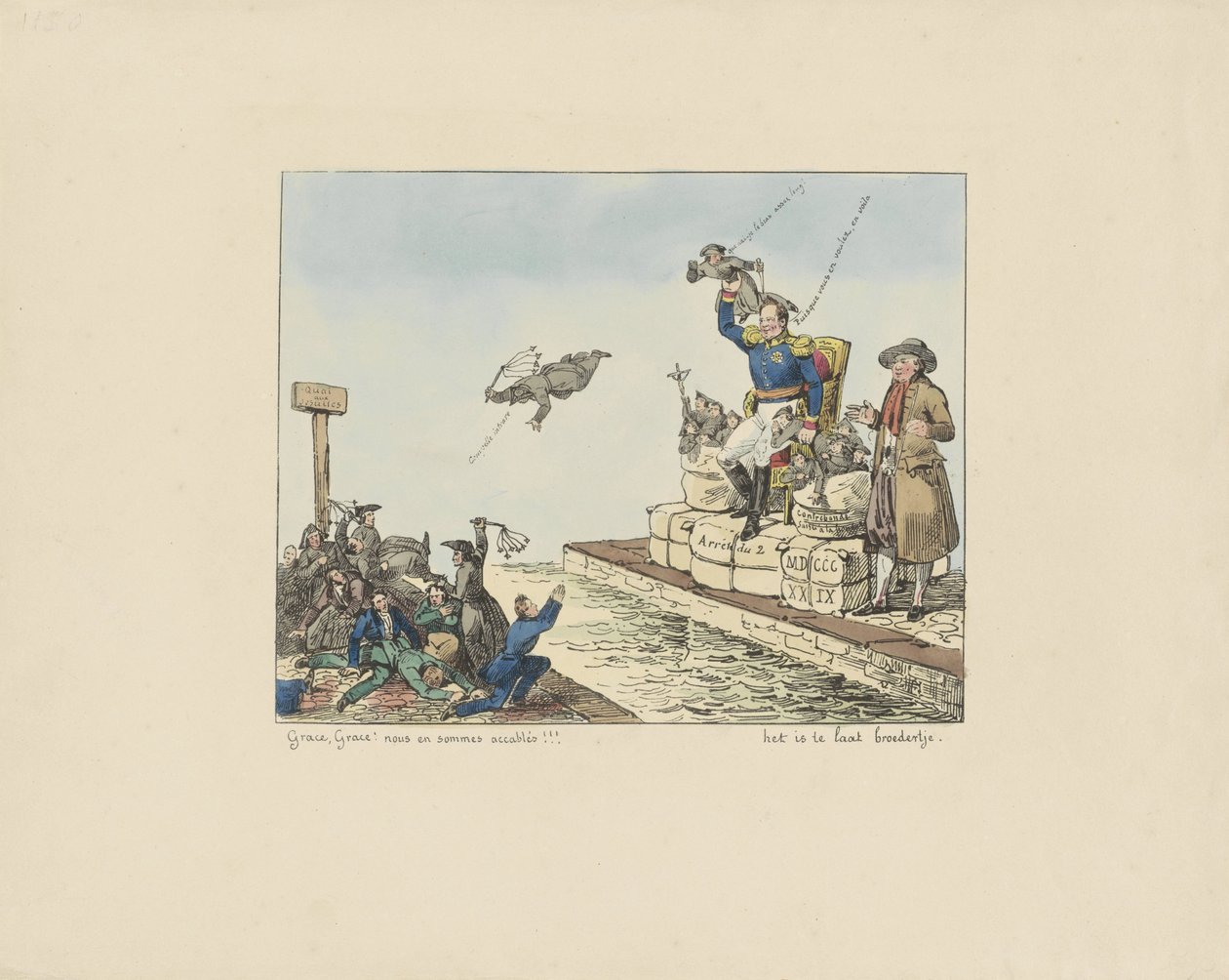 Vilém I. vyhání jezuity ze země, 1829 Grace, Grace! nous a někdy přístupný!!! je příliš pozdě bratře (název na předmětu) od Anonymous