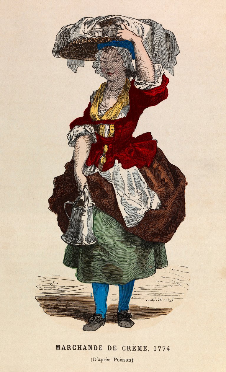 Obchodník s krémem v roce 1774 - soukromá sbírka od Anonymous Anonymous