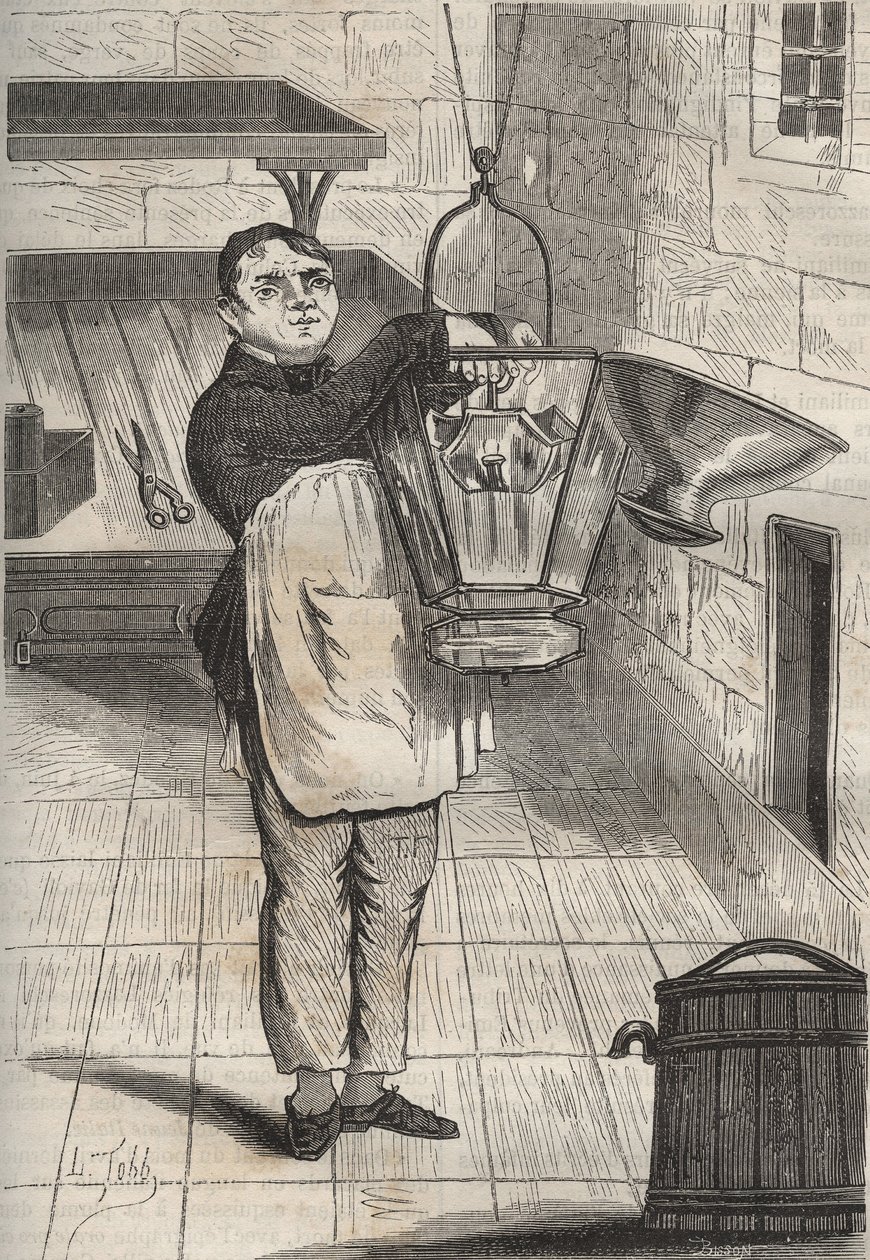 Anthelme Collet (1785-1840) ve věznici Rochefort. Rytina do „Historie trestanců od jejich vzniku až po současnost“ (1877) od Pierra Zacconeho (1817-1895) (Colonia Penale - Trestná kolonie). Soukromá sbírka. od Anonymous Anonymous