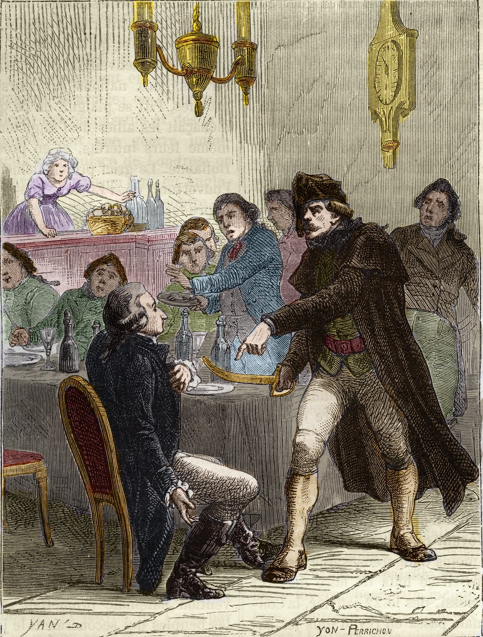 Atentát na zástupce Louise Michela Lepeletiera, markýze ze Saint Fargeau (Saint-Fargeau od Anonymous Anonymous