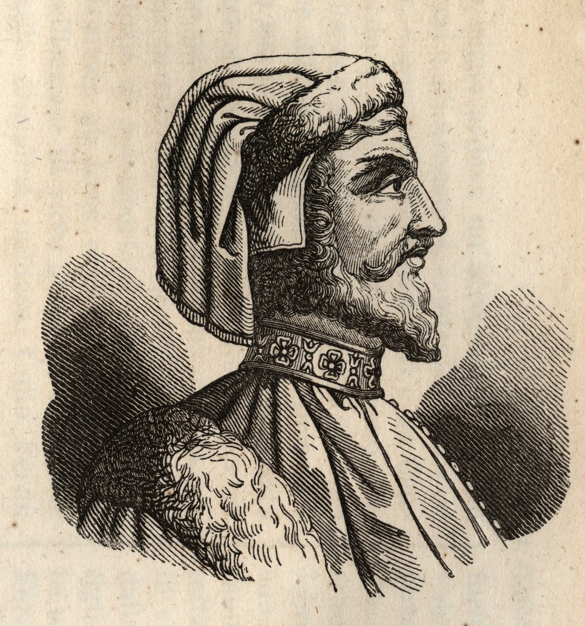 Azzon Visconti - Azzone Visconti - 1302-1339 - rytina - od Anonymous Anonymous