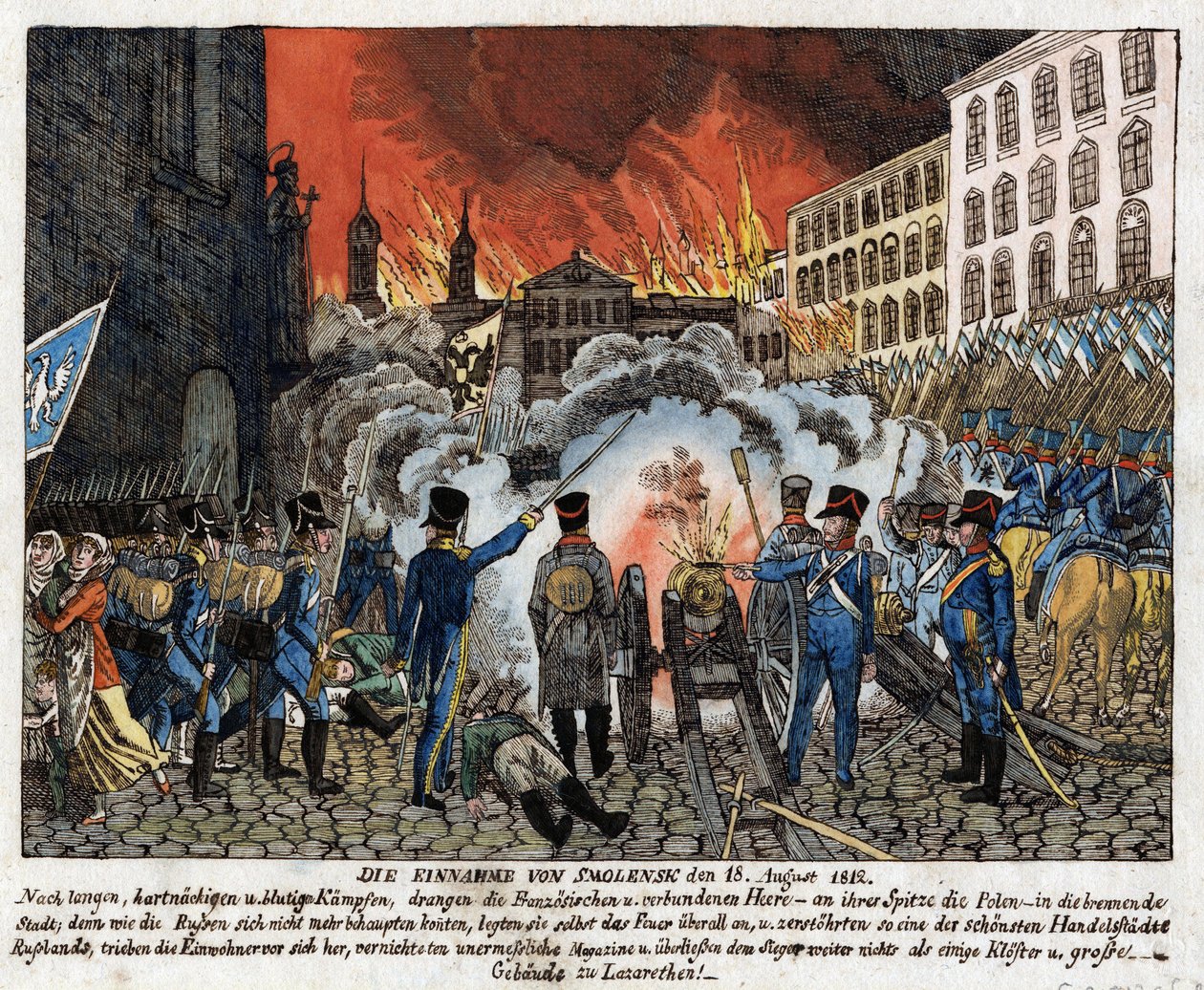 Bataille de Smolensk (1812) – Dobytí Smolenska 18. srpna od Anonymous Anonymous