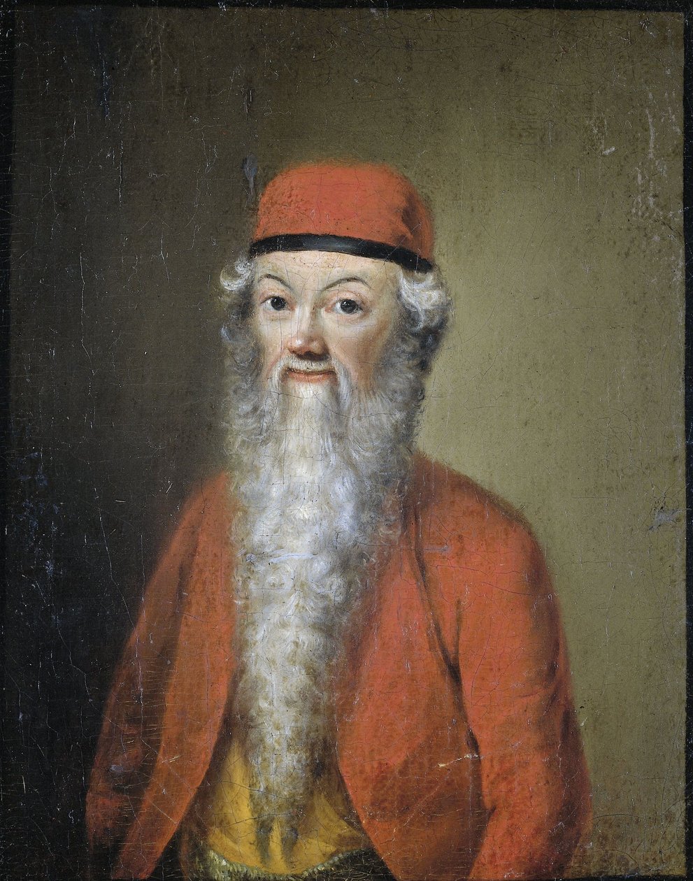Karikatura Jean-Etienne Liotarda, kolem 1752-1800 (olej na desce) od Anonymous Anonymous