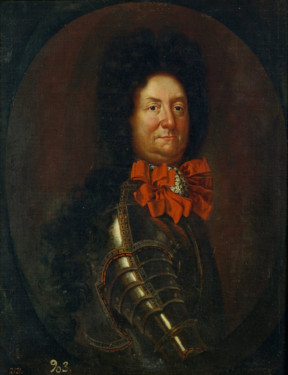 Charles III Philippe du Palatinat - Portrét Karla III Filipa, kurfiřt Palatine (1661-1742) par Anonymous, c. 1710 - Olej na plátně, 88x69 - Museo del Prado, Madrid od Anonymous Anonymous