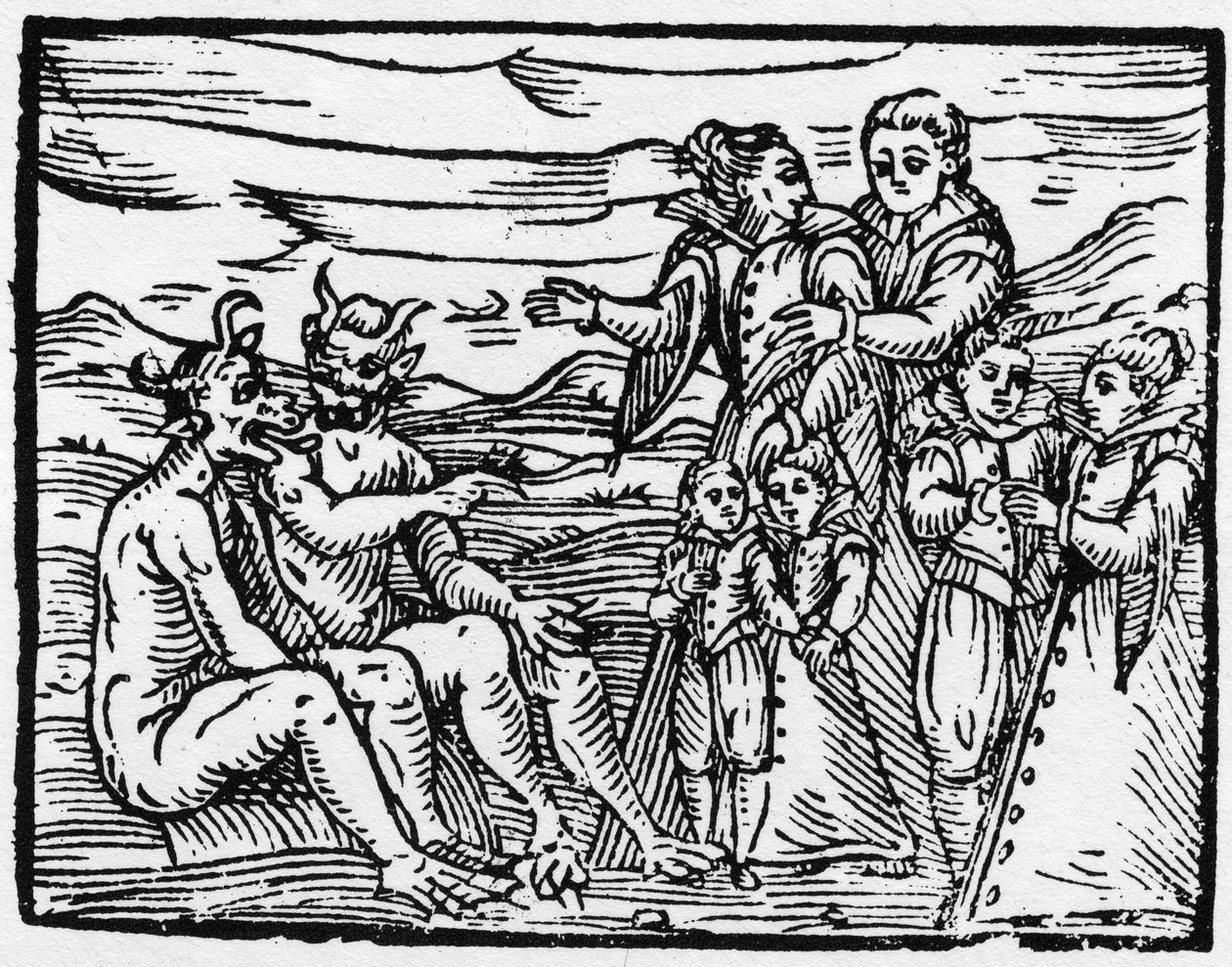 Dítě poprvé připuštěné k sabatu – „“ Compendium Maleficarum “, pojednává o čarodějnicích, jejich zlu a jejich třídění Francesco Maria Guazzo nebo Guaccio nebo Guaccius (15?? -16??) 1608 Soukromá sbírka od Anonymous Anonymous