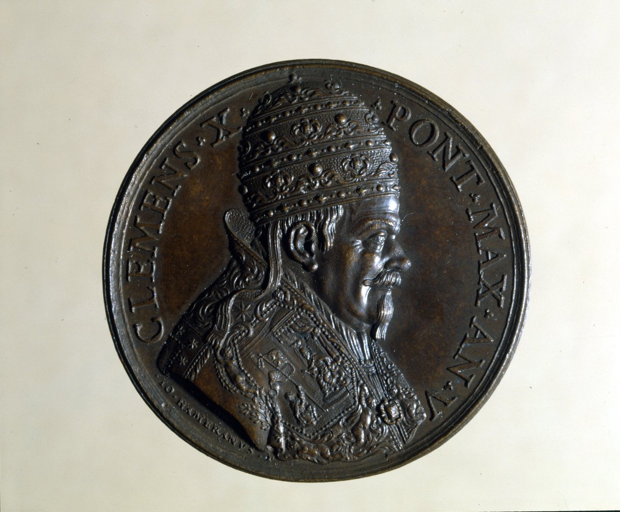 Klement X. (1590 - 1676). Bronzová medaile. , Milano od Anonymous Anonymous