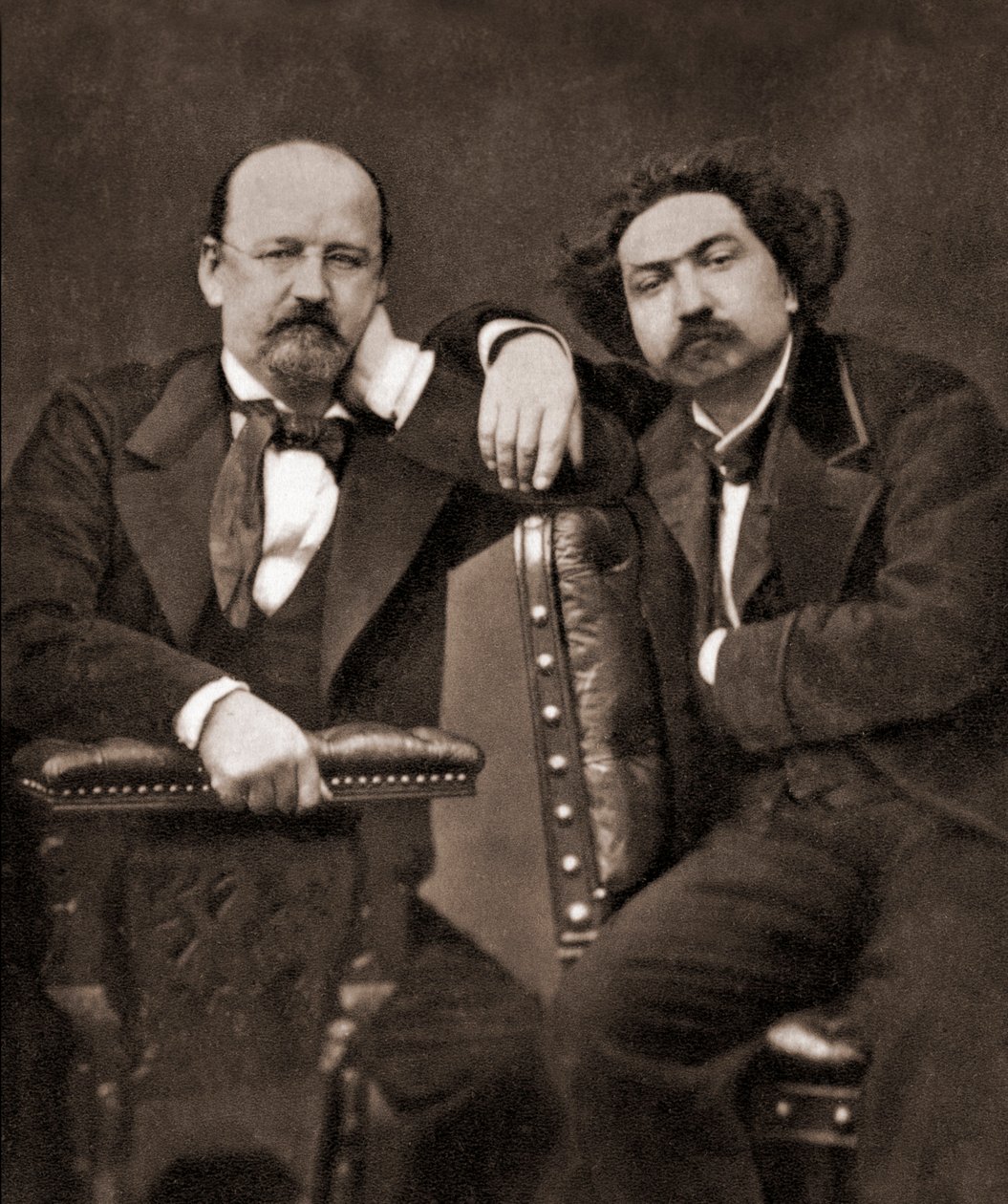 Emile Erckmann (1822-1899) a Alexandre Chatrian (1826-1890) od Anonymous Anonymous