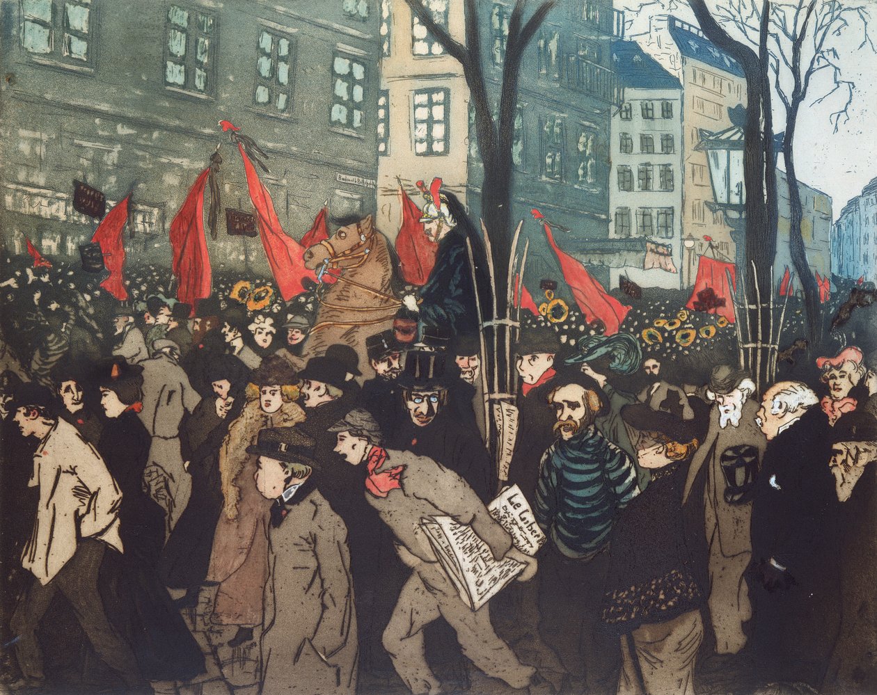 Pohřeb Clemence Louise Michela, 22. ledna od Anonymous Anonymous
