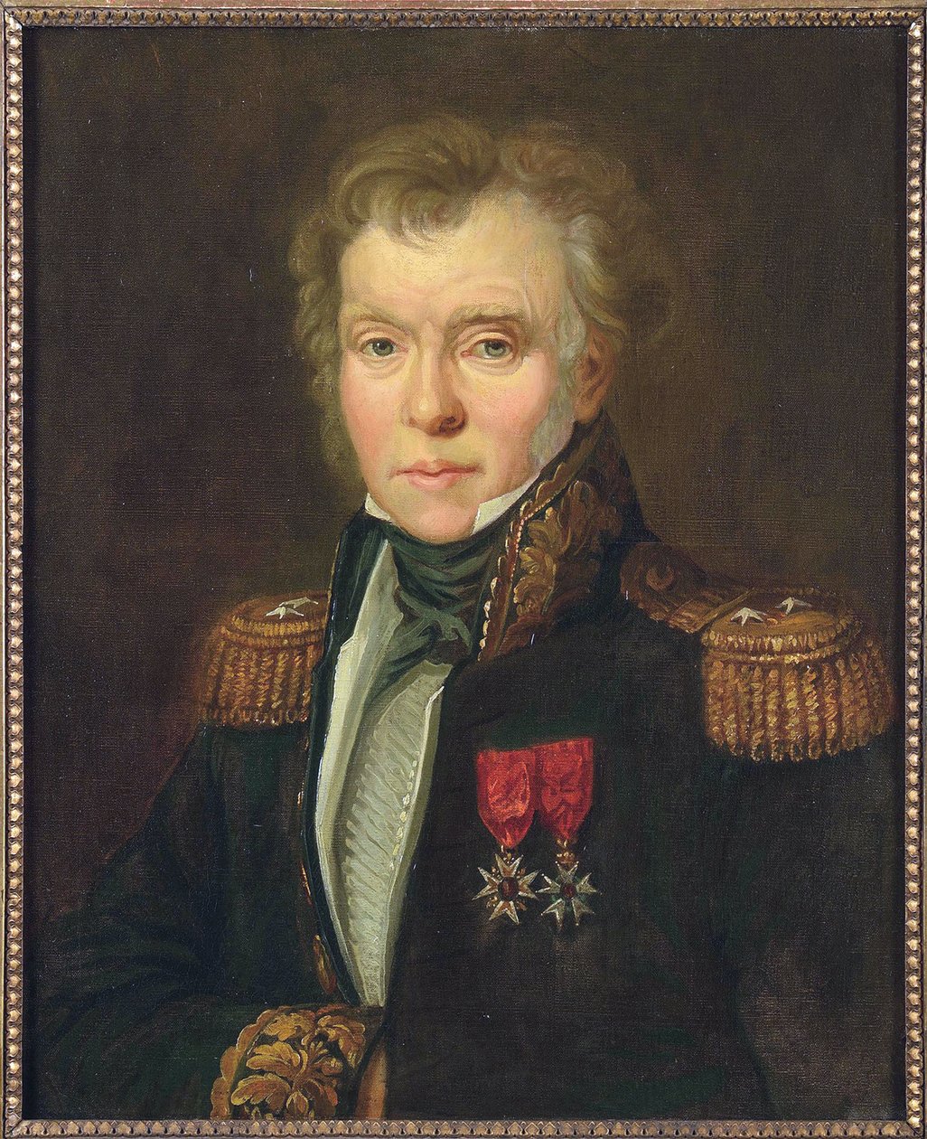 Generál baron Ythier Sylvain Pryve (1762-1831), Anonym. Olej na plátně, cca 1820. Rozměr : 61x50 cm. Soukromá sbírka od Anonymous Anonymous