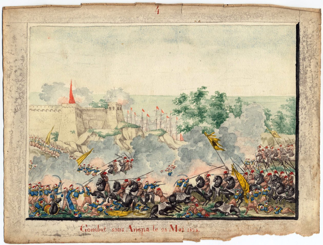 Guerre russo-turque de 1828-1829 - Dobytí pevnosti Anapa 23. června od Anonymous Anonymous