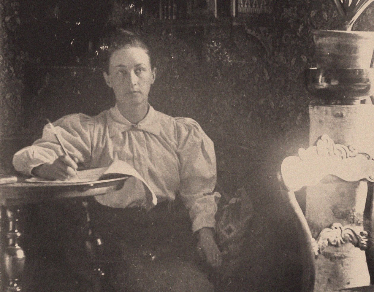 Hilma af Klint, cca 1890 (fotografie) od Anonymous Anonymous