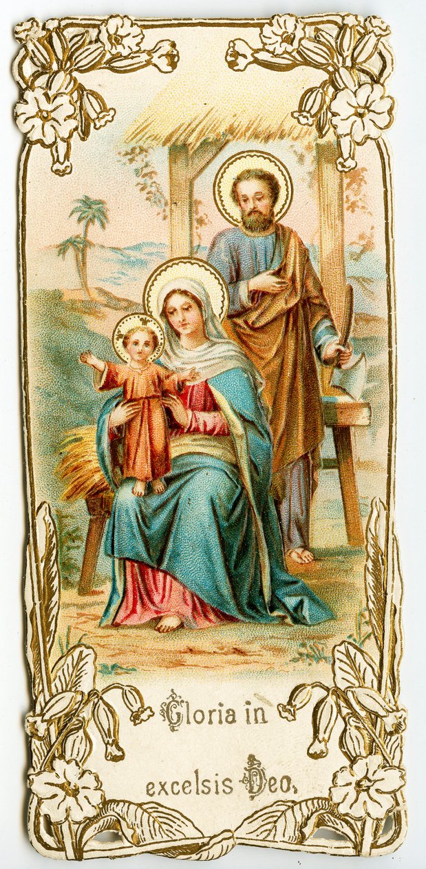 Svatá rodina (chromolitografie) od Anonymous Anonymous