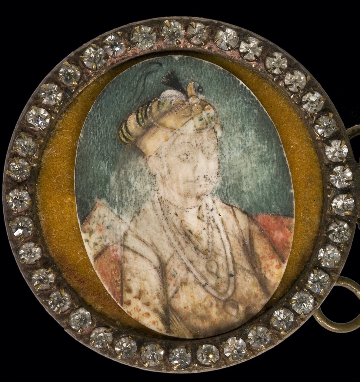 Jalaluddin Muhammad Akbar - Portrét Akbara Velikého (1542-1605), Mughalského císaře - Anonym - Akvarel, Kvaš na rohu - Museo del Prado, Madrid od Anonymous Anonymous
