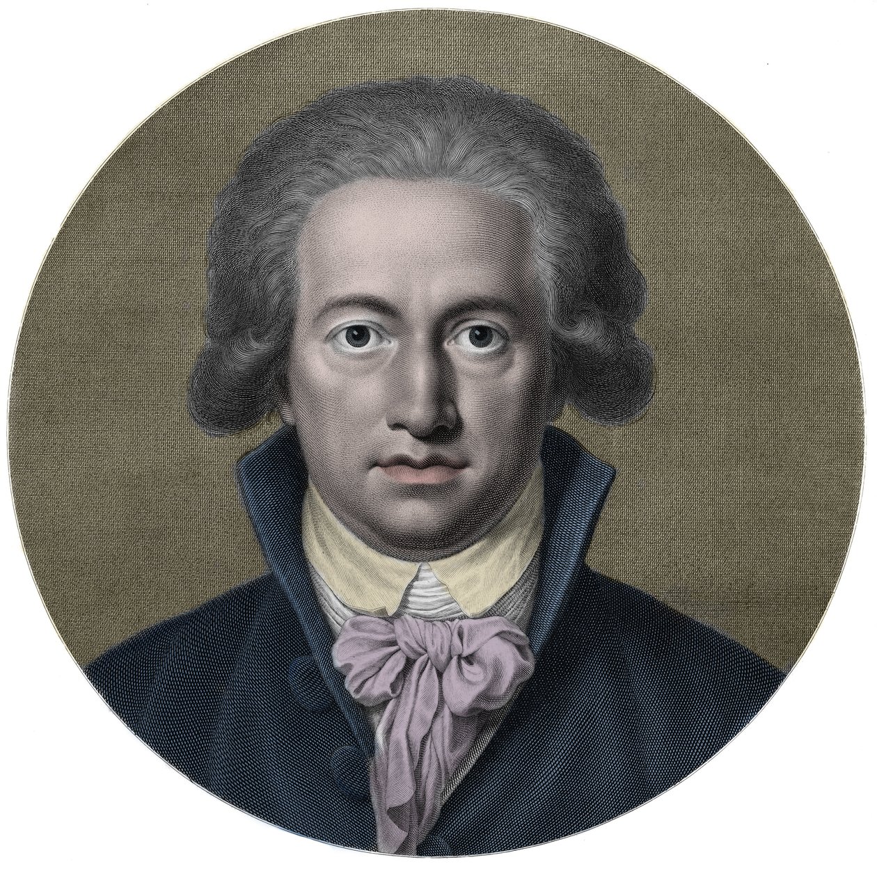 Johann Wolfgang von Goethe (1749-1832). Německý spisovatel. Rytina 19. století - Portrét Johana Wolfganga Goetha (1749 - 1832), německého spisovatele od Anonymous Anonymous