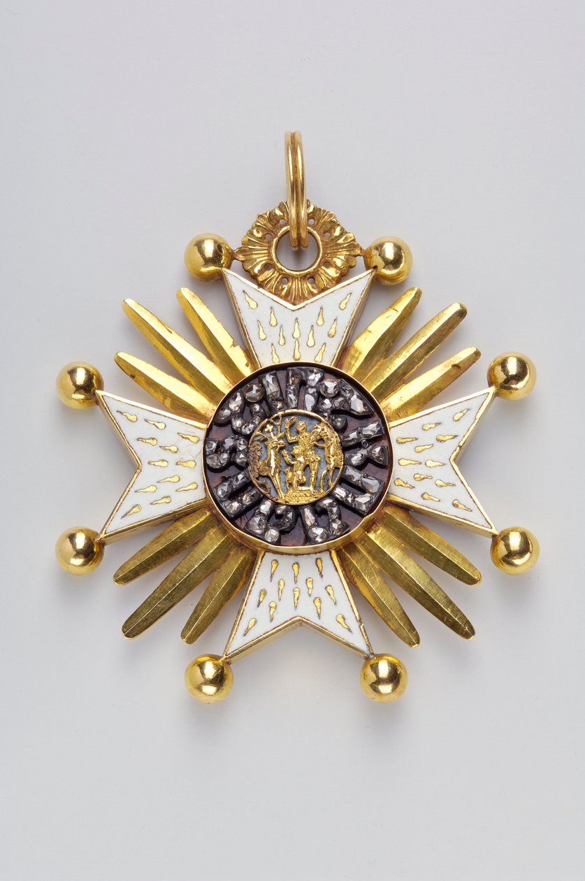 Bavorské království - Řád svatého Huberta : odznak (avers) - 1700-1750 od Anonymous Anonymous