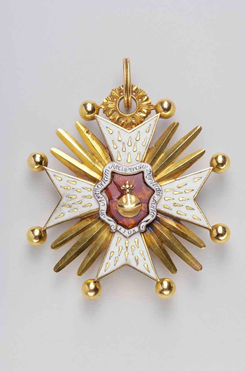 Bavorské království - Řád svatého Huberta: insignie (revers) - 1700-1750 od Anonymous Anonymous