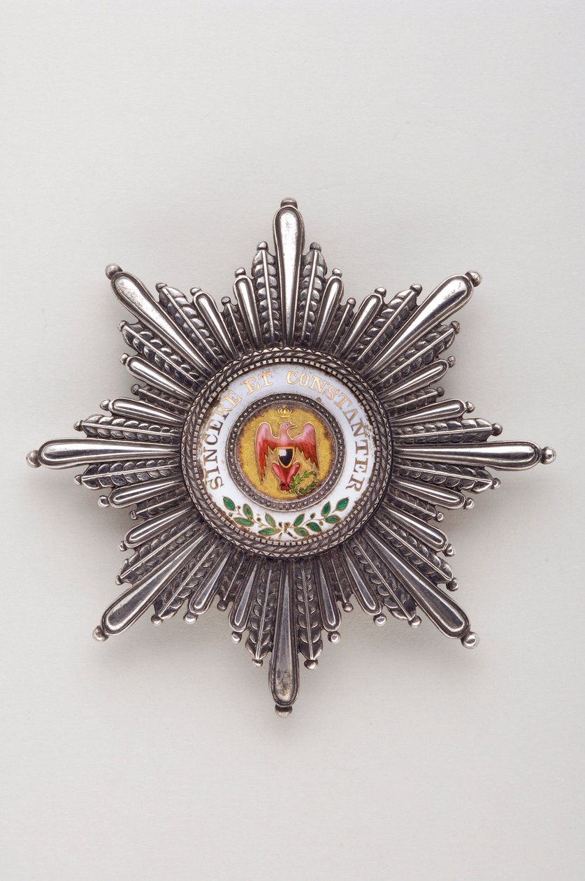 Pruské království - Řád červeného Aiglona: štítek 1. třídy - model 1810 od Anonymous Anonymous