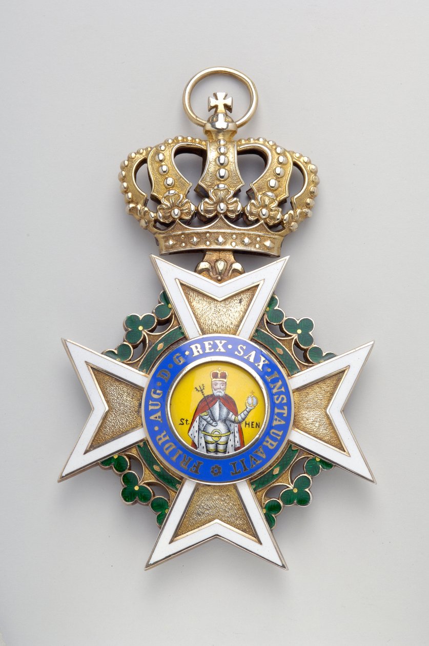 Saské království - Vojenský řád svatého Jindřicha: insignie velkého kříže - 1736-1918 od Anonymous Anonymous