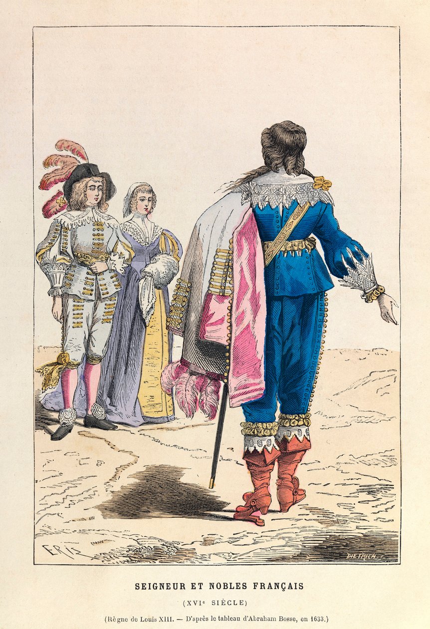 Pán a šlechtici Francouzi v 16. století - Pán a šlechtici 16. století - soukromá sbírka od Anonymous Anonymous