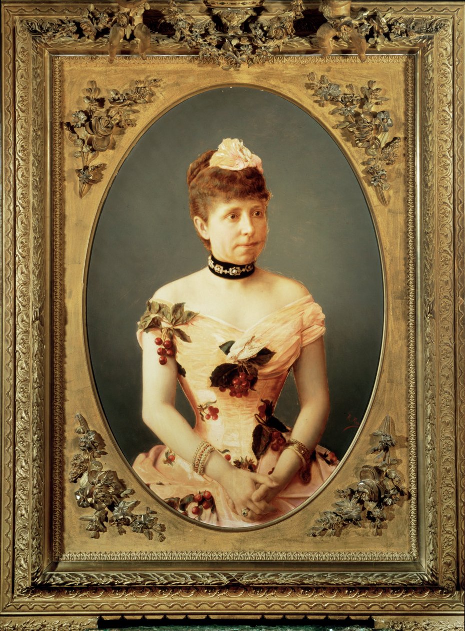 Marie Kristýna Habsburská, druhá manželka Alfonse XII., matka Alfonse XIII., regentka Španělska 1885-1902 ... od Anonymous Anonymous