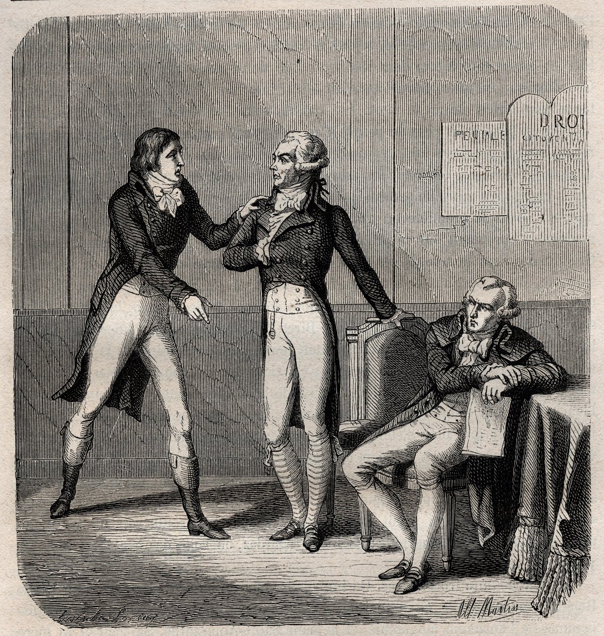 Maximilien Robespierre - Louis de Saint-Just (Saint-Just od Anonymous Anonymous