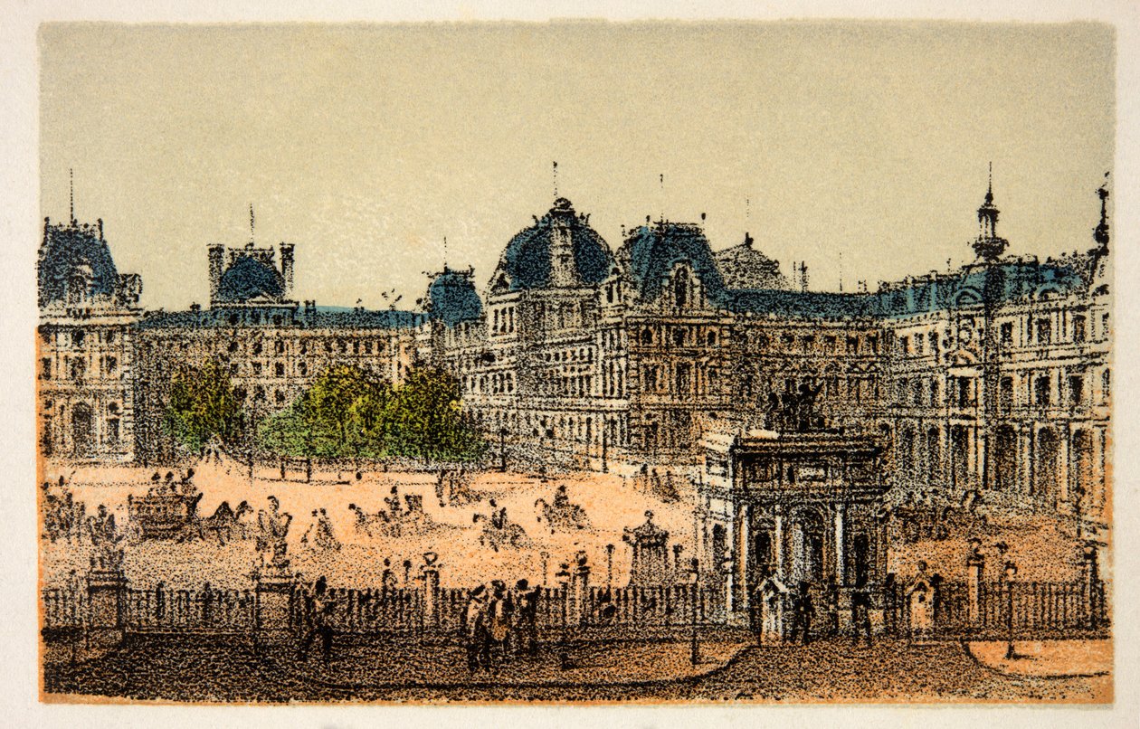 Paříž 1874: Nový Louvre, soukromá sbírka od Anonymous Anonymous