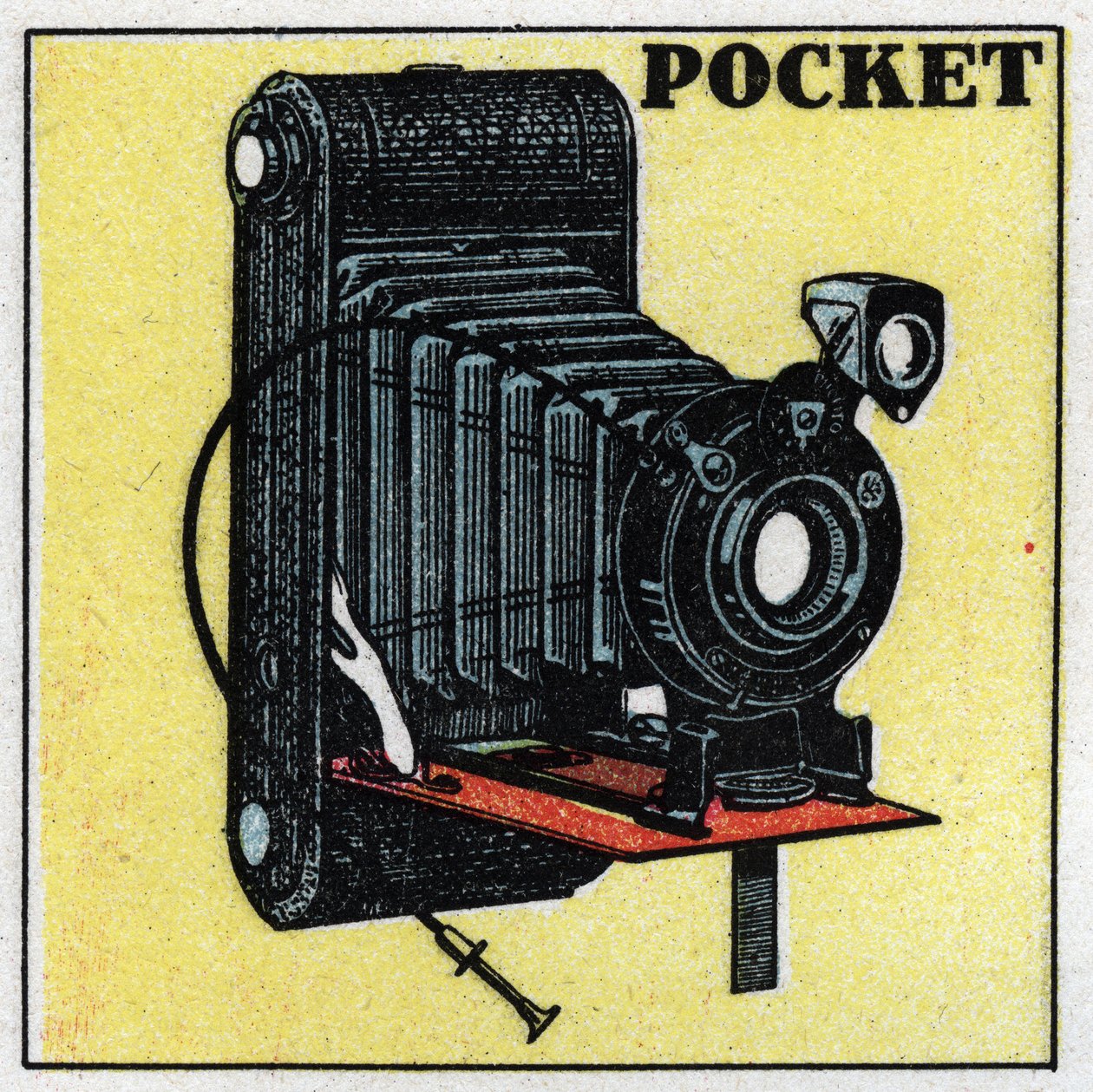 Fotografování: „kapesní“ fotoaparát. Anonymní ilustrace z roku 1925. Soukromá sbírka. od Anonymous Anonymous