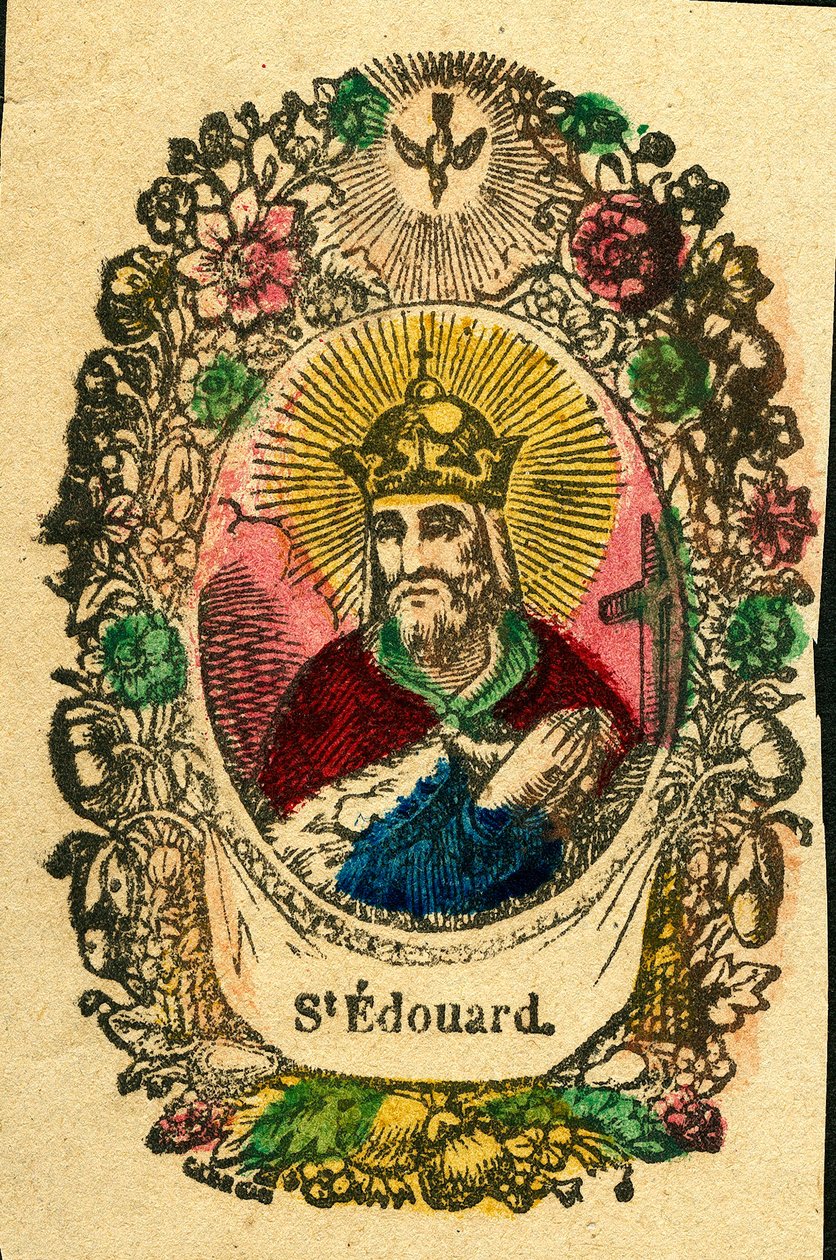 Zbožný obraz: Edward mučedník (Epinální tisk) od Anonymous Anonymous