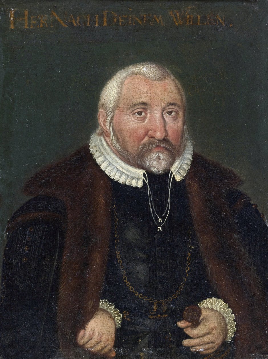 ""portrét Frederika III. Falckého řekl Frederic III. Zbožný kurfiřt Palatine Rýnský (1515-1576)"" Anonymní obraz Soukromá sbírka 16. století od Anonymous Anonymous