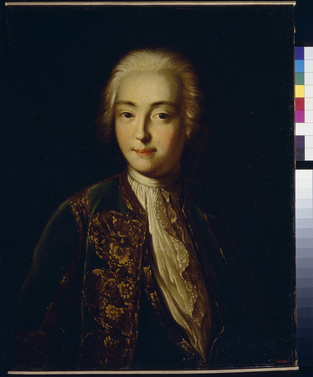 Portrét velkovévodkyně Alžběty Petrovny (1709-1761) (Portrét velkovévodkyně Alžběty Petrovny). Pozdější císařovna Alžběta I. Ruska známá jako La Clemente v letech 1741 až 1762. Anonymní obraz, olej na plátně, polovina 18. století. art ro od Anonymous Anonymous