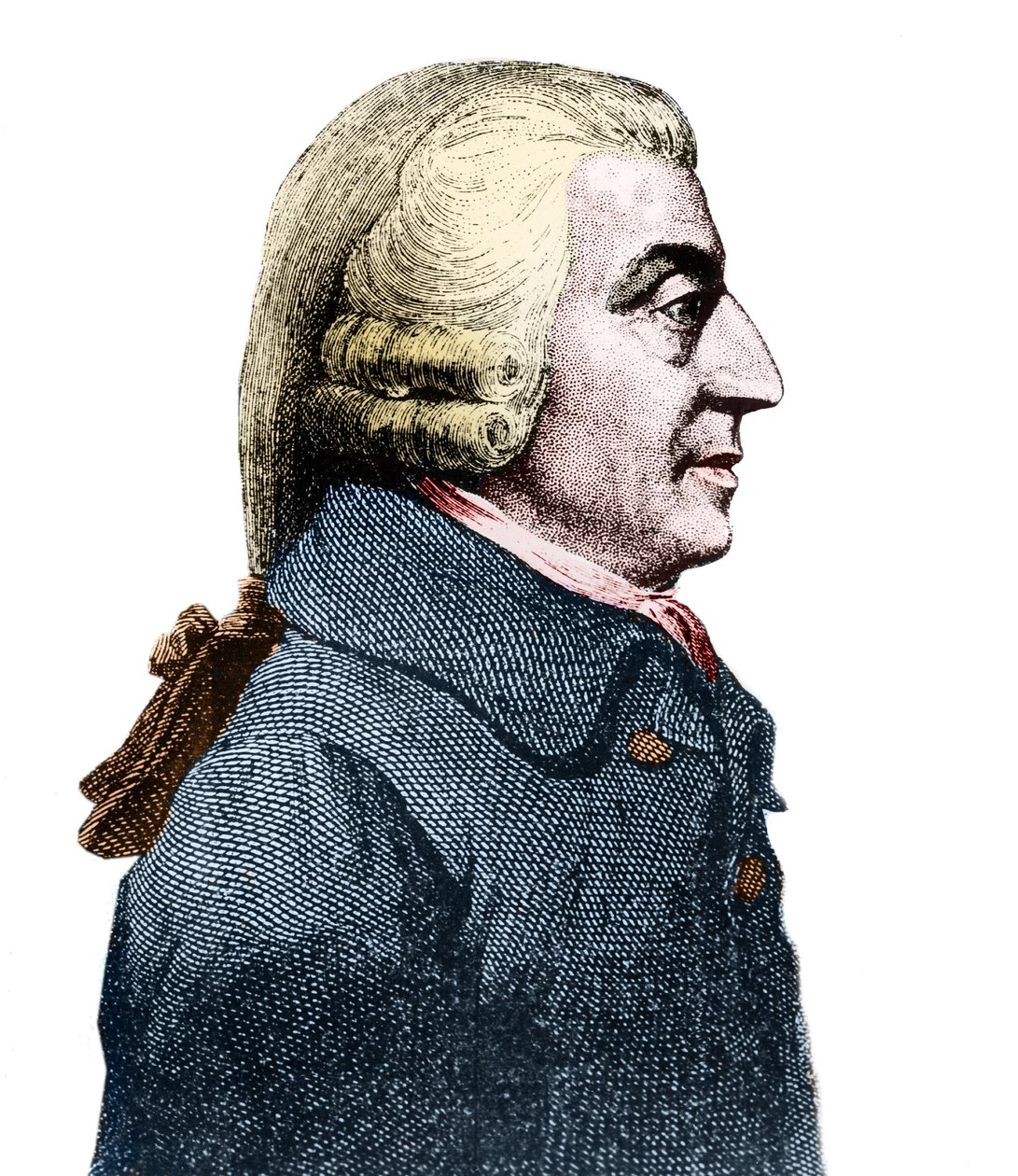 Portrét Adama Smithe (1723 - 1790), skotského filozofa a ekonoma. od Anonymous Anonymous