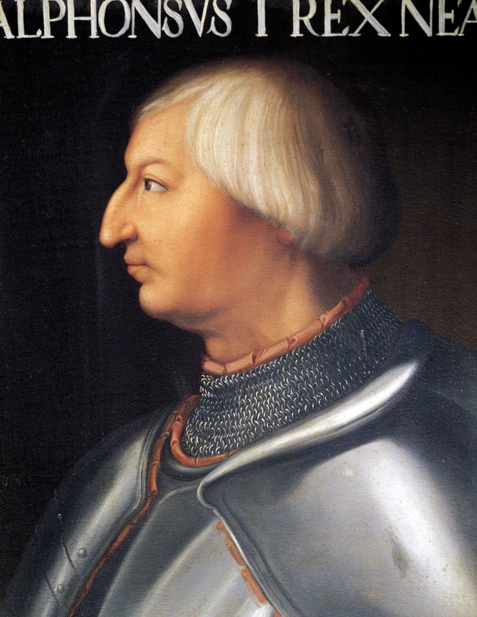 Portrét Alfonse V. Aragonského, krále Neapole (malba) od Anonymous Anonymous