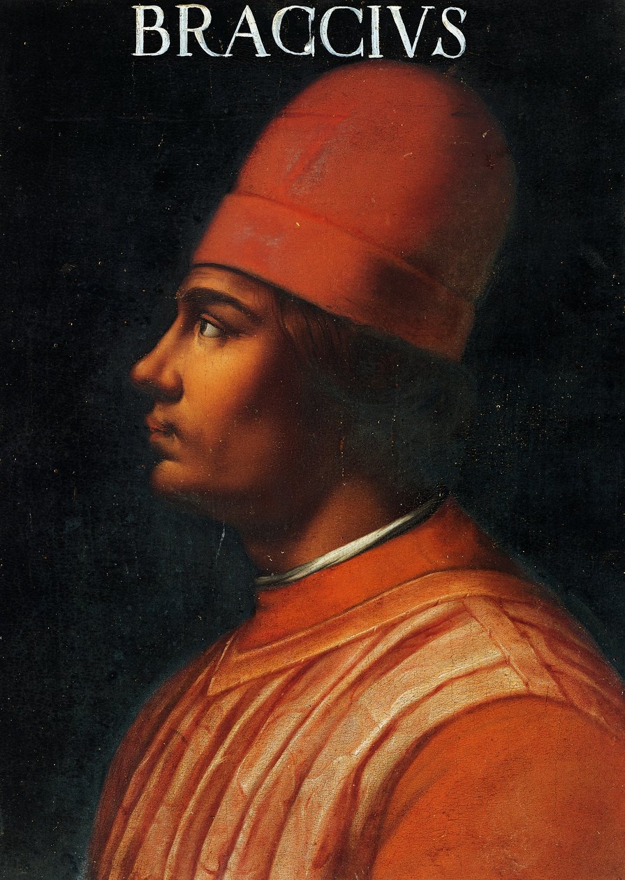 Portrét Andrea Fortebracci, také známý jako Braccio da Montone (malba) od Anonymous Anonymous
