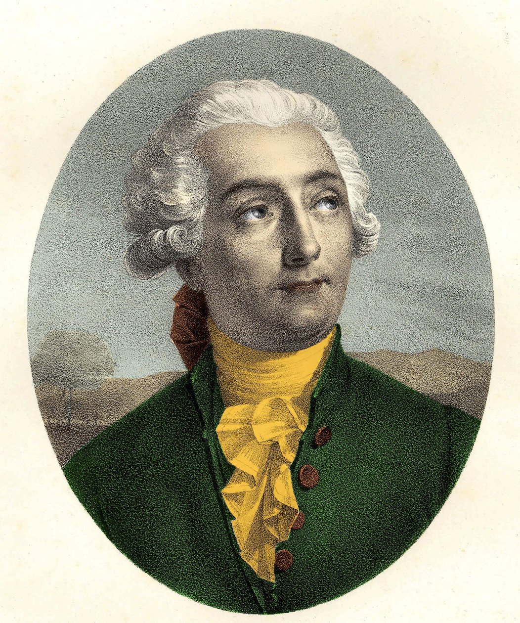 Portrét Antoine Laurent de Lavoisier (1743-1794) od Anonymous Anonymous