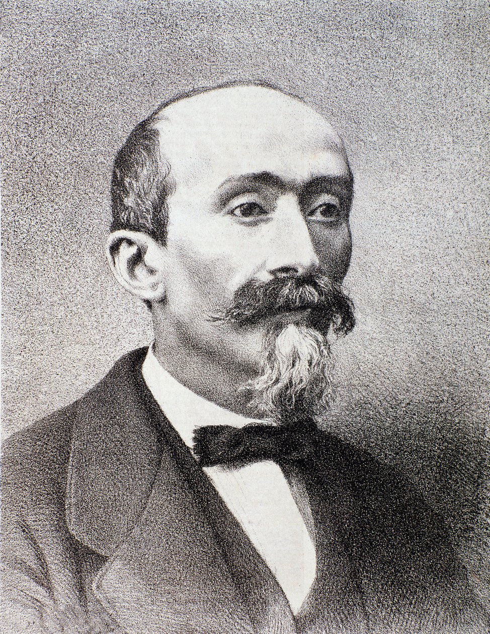 Portrét Antonia Cagnoniho (1828-1896) italského skladatele milánské soukromé sbírky od Anonymous Anonymous